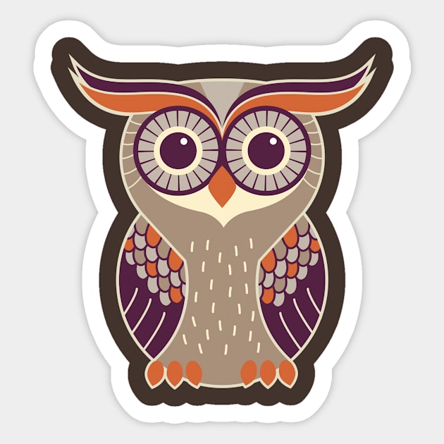 Owl Sticker by NaylaSmith